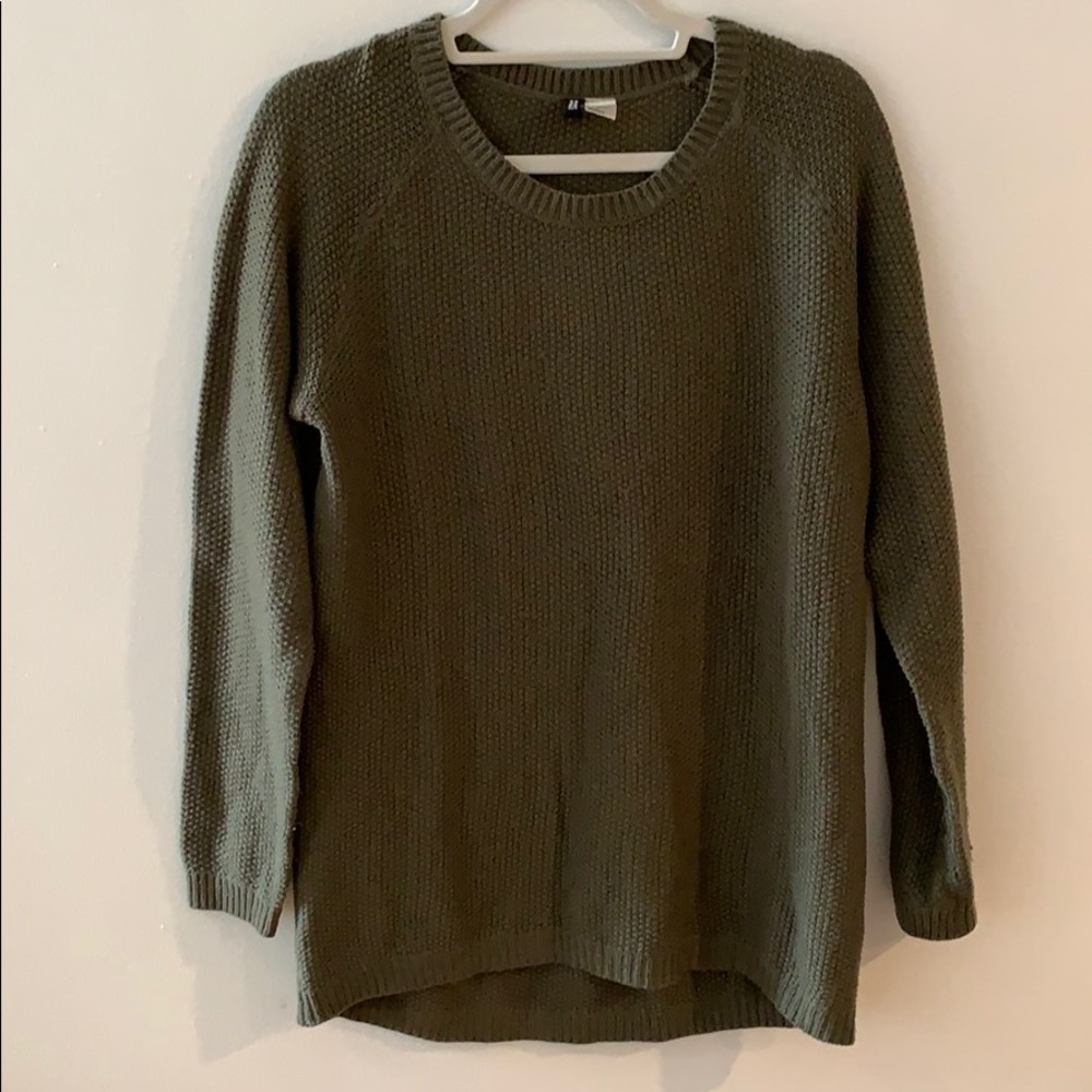 Olive green sweater